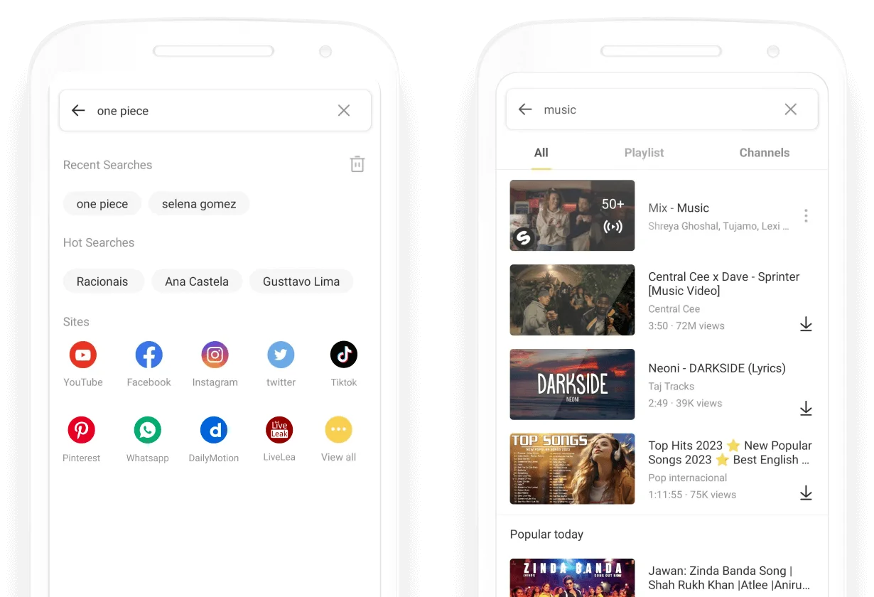 User Friendly Interface